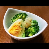 ブロッコリーと海老の卵サラダ